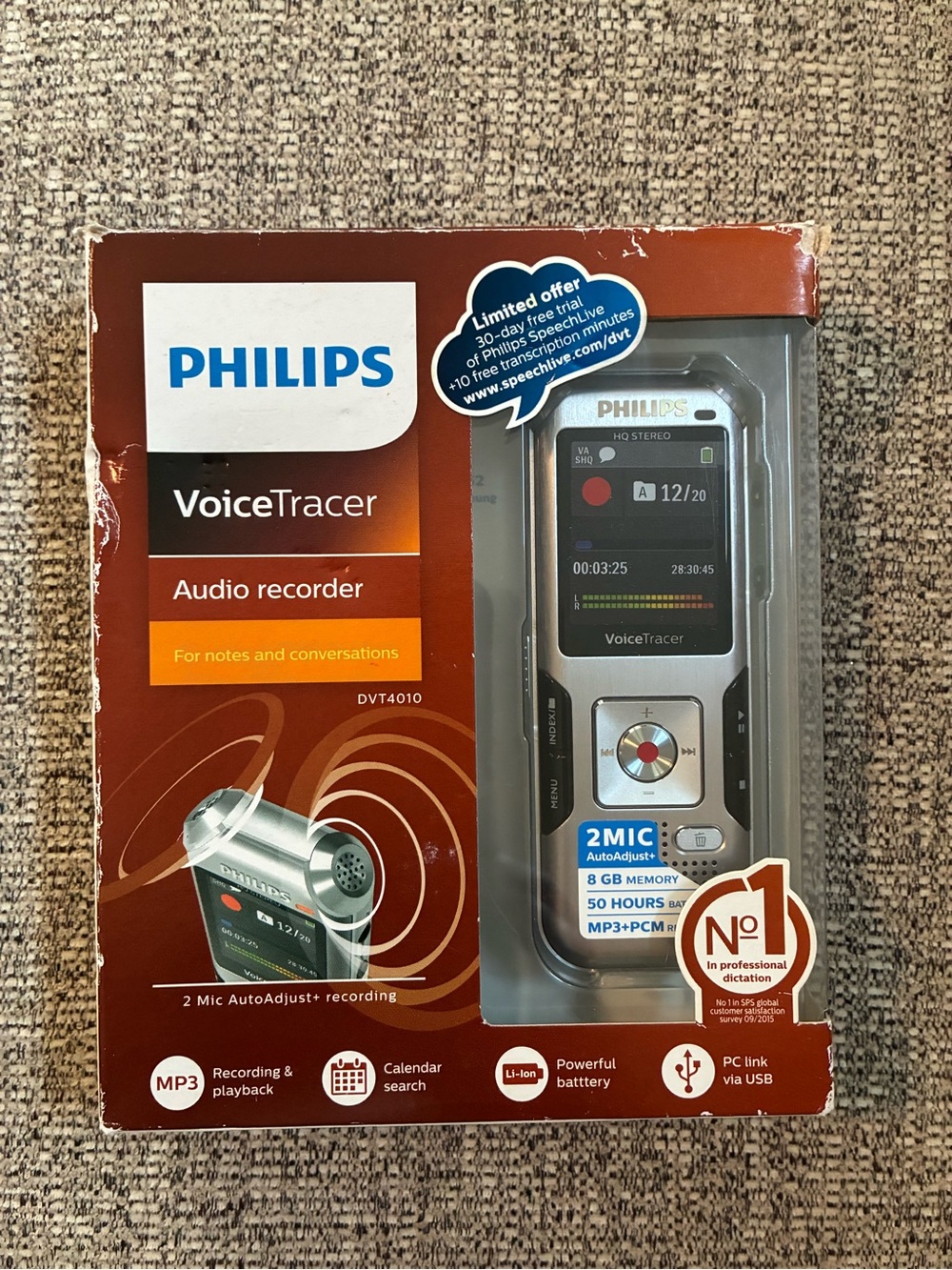 #70 - Philips VoiceTracer Portable Audio Recorder